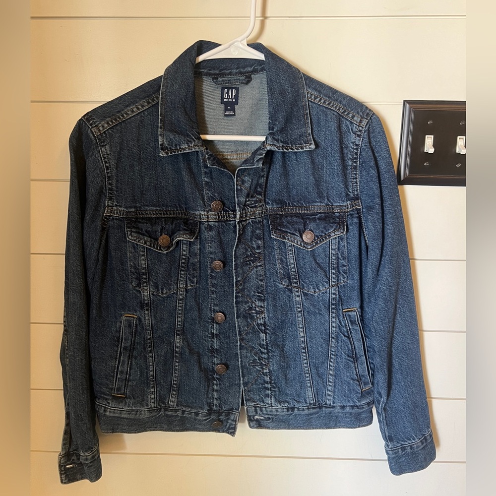 Gap Denim Jean jacket, boy size XL (12/13)